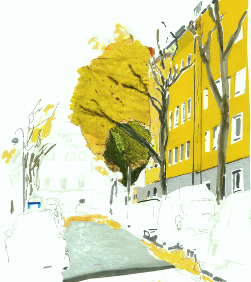 Noellstraße, goldener Oktober